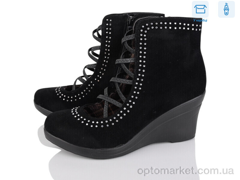 Купить Черевики жіночі 981 FG чорний, фото 1