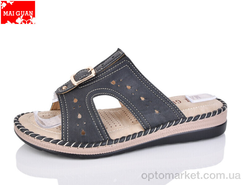 Купить Шльопанці жіночі 983-1 Maiguan чорний, фото 1