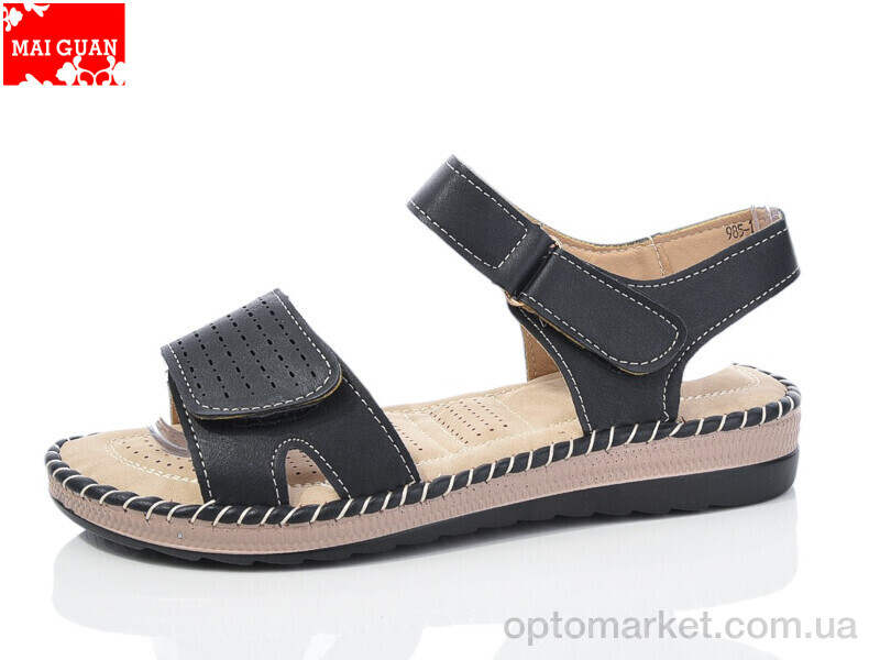Купить Босоніжки жіночі 985-1 Maiguan чорний, фото 1
