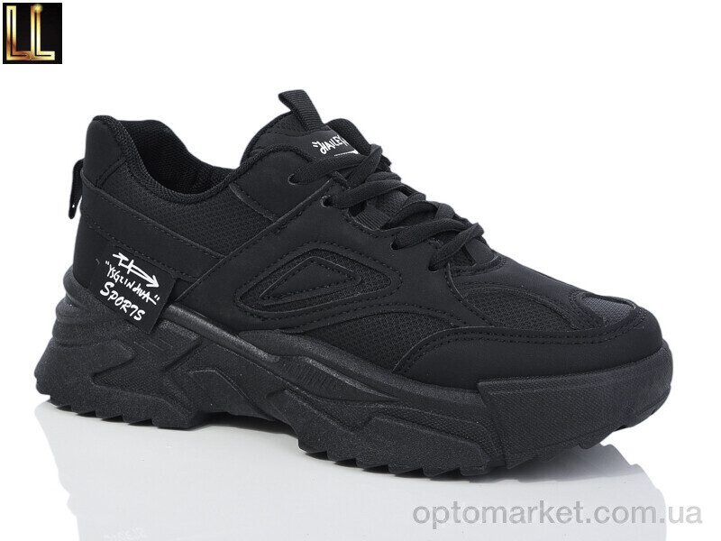 Купить Кросівки жіночі 9858-1 Lilin чорний, фото 1