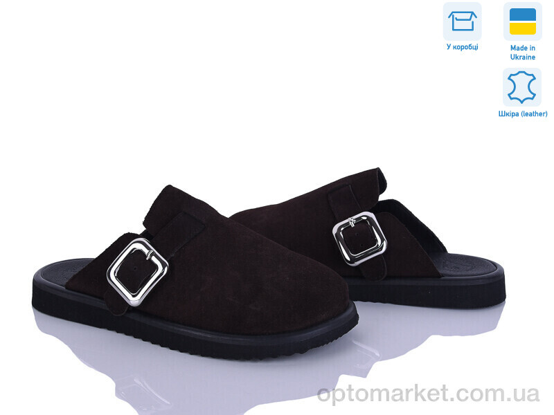 Купить Шльопанці жіночі 989-44A Ailinda коричневий, фото 1
