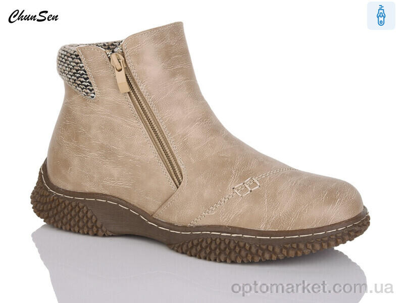 Купить Черевики жіночі 9895-7 Chunsen бежевий, фото 1