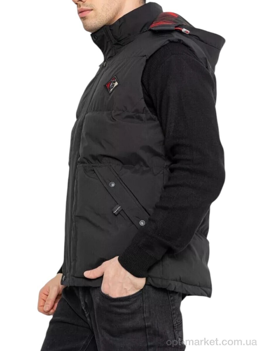 Купить Жилетка чоловічі 99007 чорний Massmag чорний, фото 2