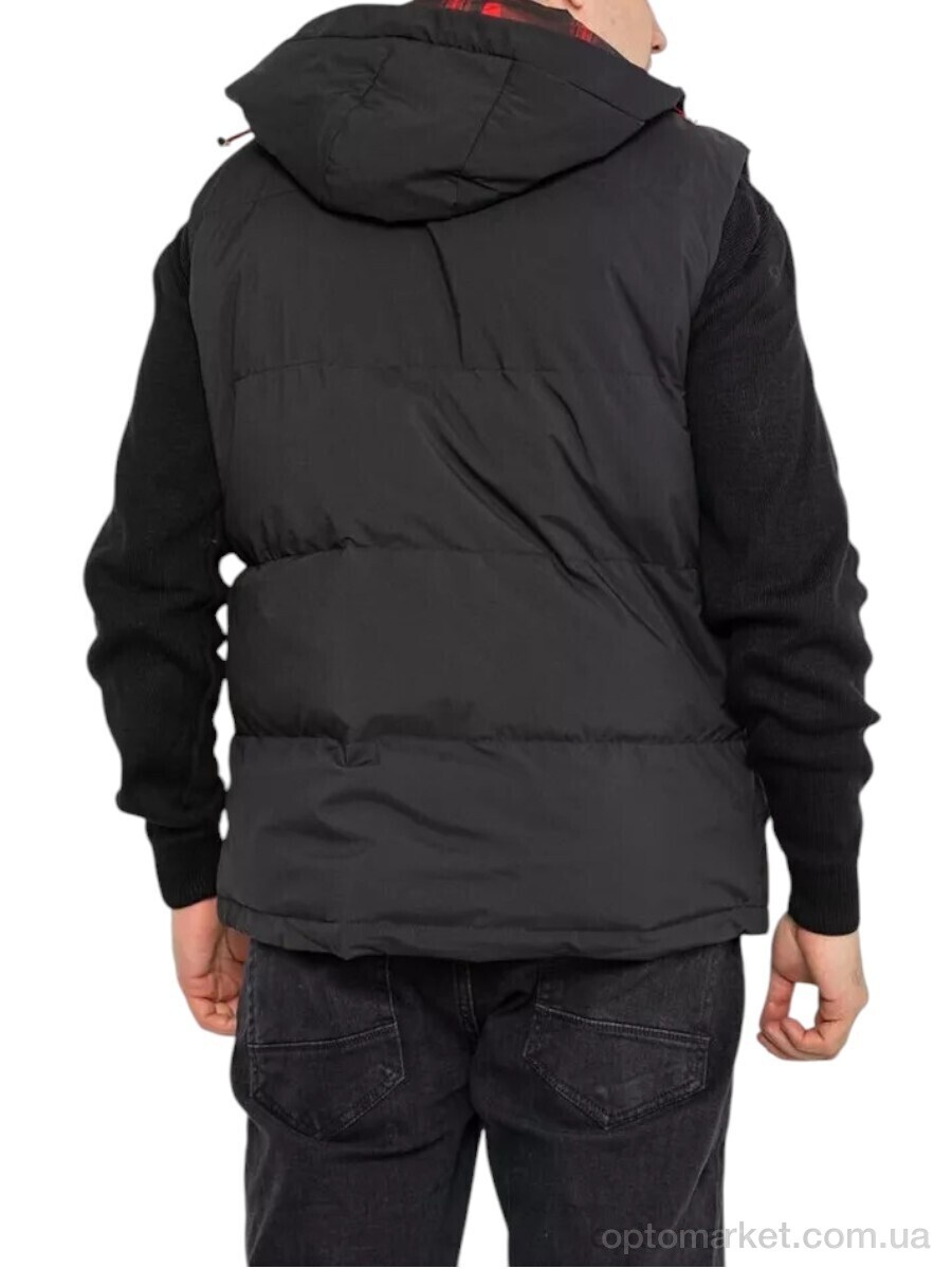 Купить Жилетка чоловічі 99007 чорний Massmag чорний, фото 3