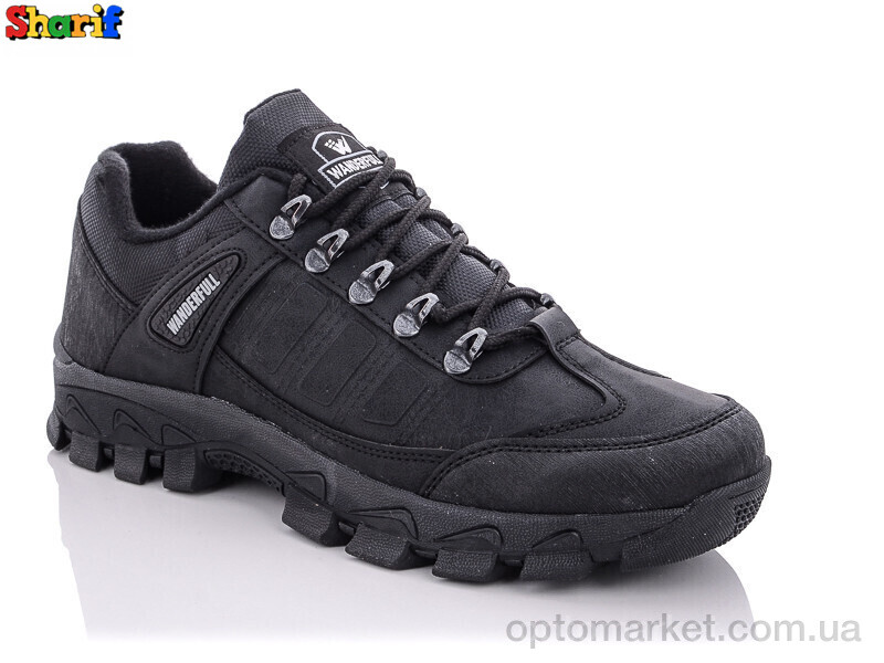 Купить Кросівки чоловічі 99201-1 Wanderfull чорний, фото 1