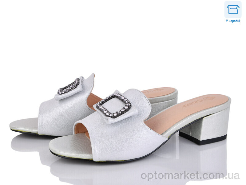 Купить Шльопанці жіночі 997-5 Carona срібний, фото 1