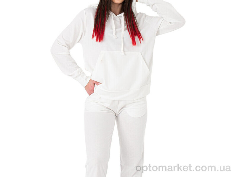Купить Спортивний костюм жіночі 9991-10 Massmag білий, фото 1