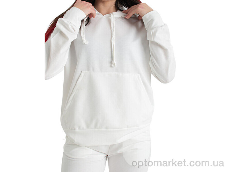 Купить Спортивний костюм жіночі 9991-10 Massmag білий, фото 2