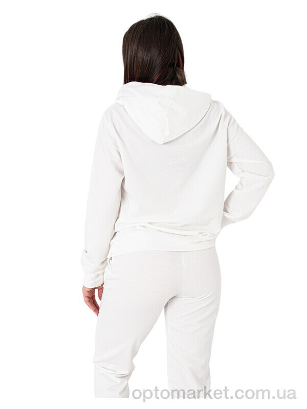 Купить Спортивний костюм жіночі 9991-10 Massmag білий, фото 3