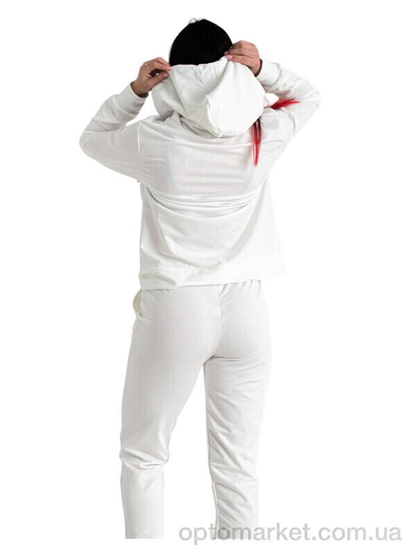 Купить Спортивний костюм жіночі 9991-10 Massmag білий, фото 4