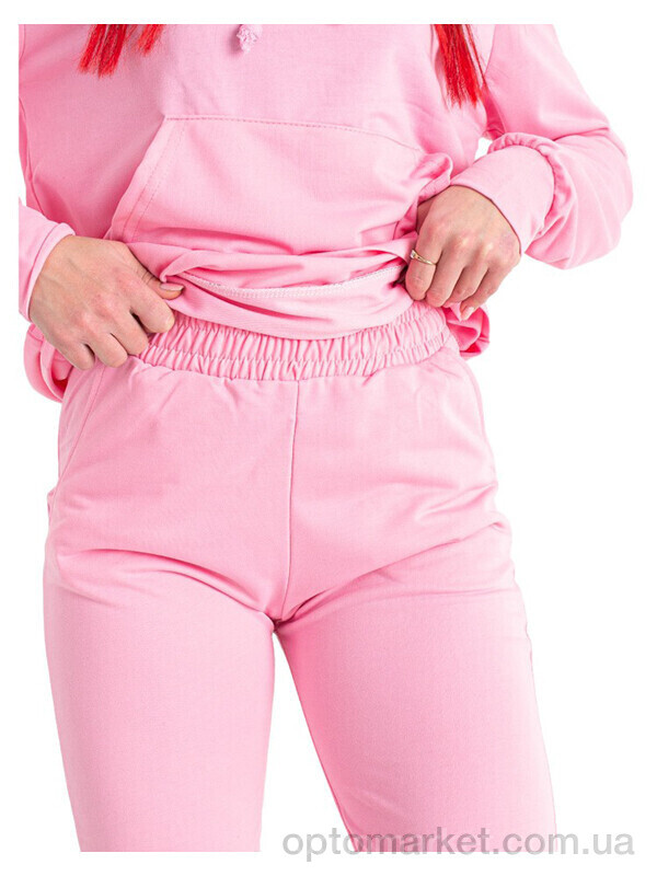 Купить Спортивний костюм жіночі 9991-5 Massmag рожевий, фото 2