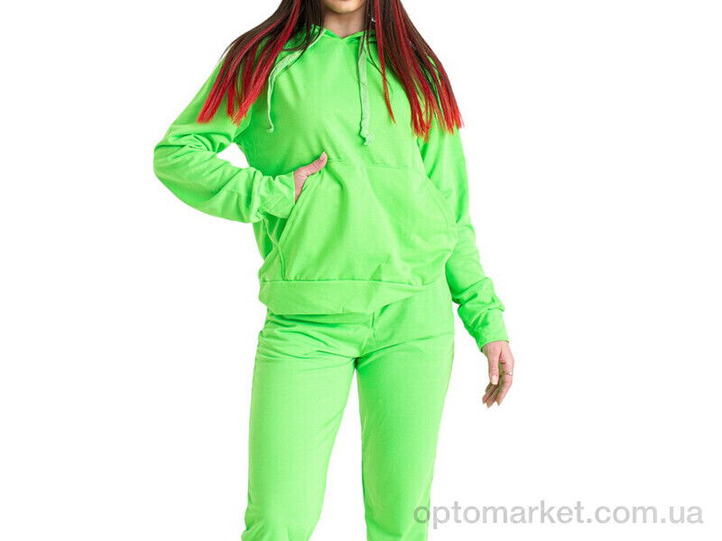 Купить Спортивний костюм жіночі 9991-7 Massmag зелений, фото 1