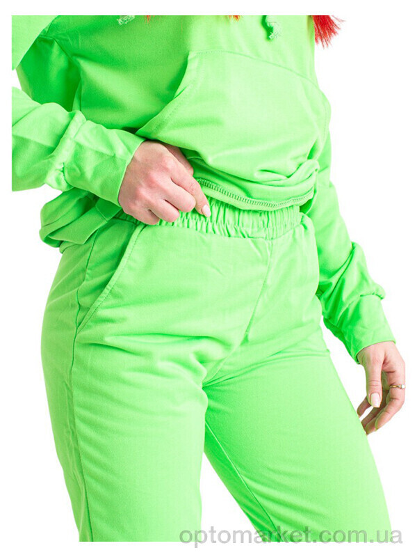 Купить Спортивний костюм жіночі 9991-7 Massmag зелений, фото 2