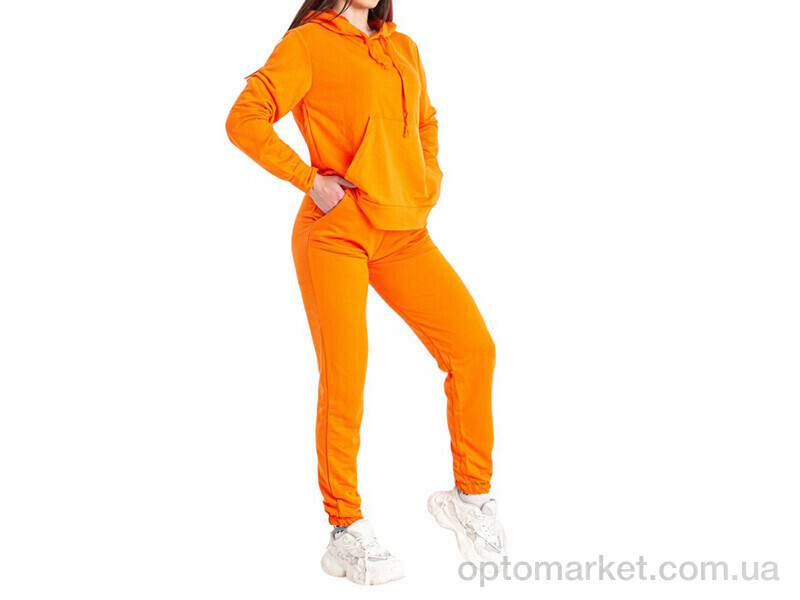 Купить Спортивний костюм жіночі 9991-8 Massmag помаранчевий, фото 3