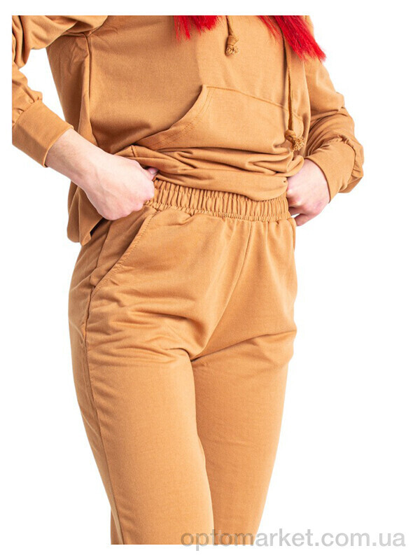 Купить Спортивний костюм жіночі 9991-9 Massmag коричневий, фото 3