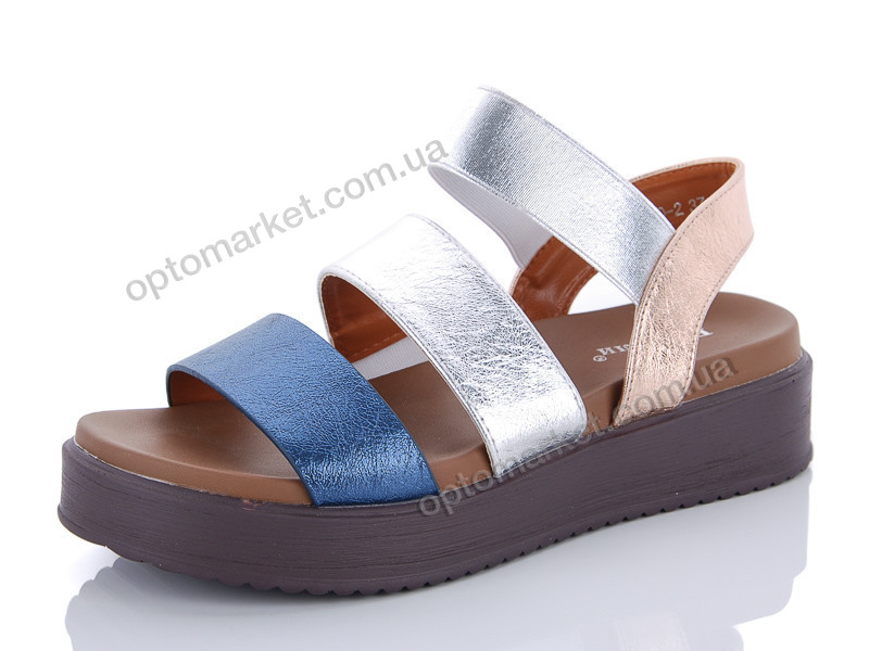Купить Босоножки женские 9YJ270-2 Башили серебряный, фото 1