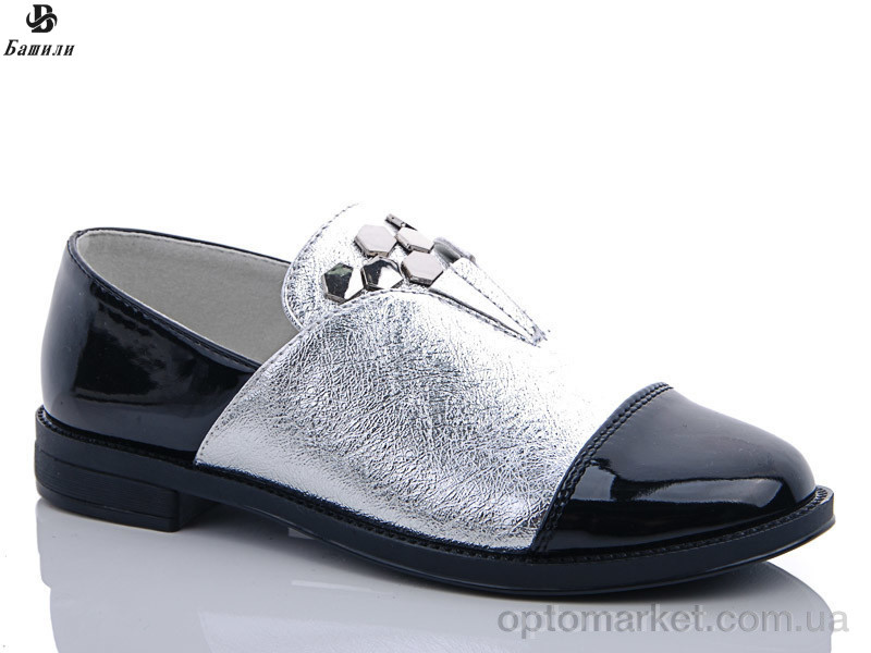 Купить Туфлі дитячі 9G133-4 Башили срібний, фото 1