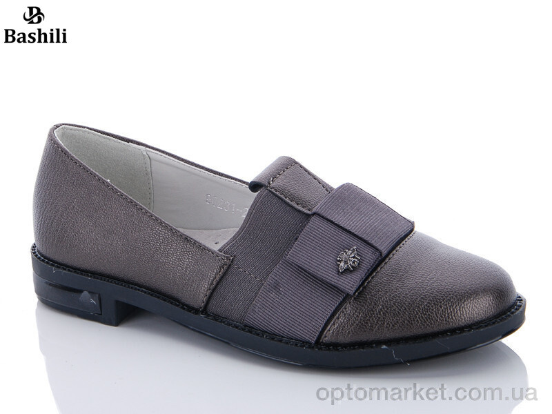 Купить Туфлі дитячі 9G231-2 gun Башили графіт, фото 1