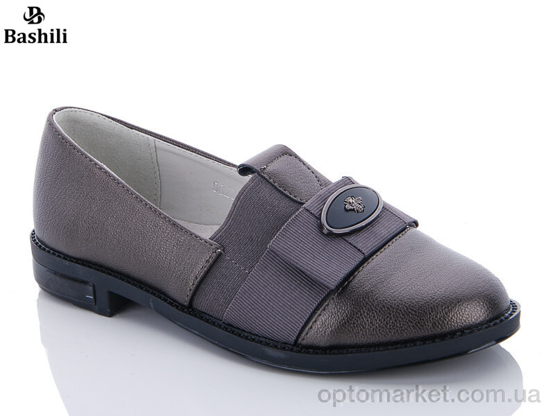 Купить Туфлі дитячі 9G232-2 gun Башили графіт, фото 1