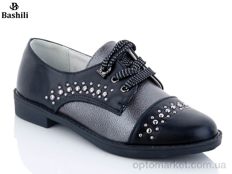 Купить Туфлі дитячі 9G236-2 Башили графіт, фото 1