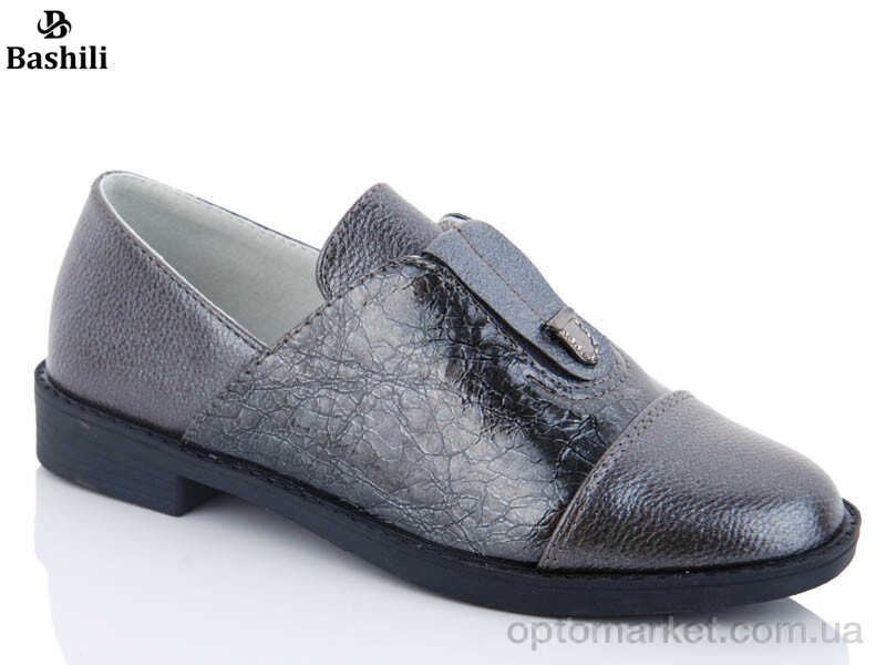 Купить Туфлі дитячі 9G239-3 Башили графіт, фото 1