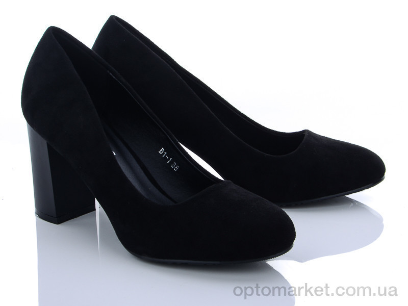 Купить Туфли женские B1-1 QQ shoes черный, фото 1