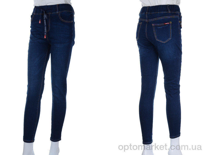 Купить Брюки женские DF591 New jeans синий, фото 3