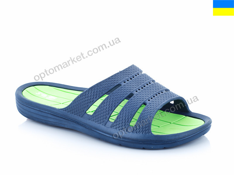 Купить Шлепки мужчины DSM25 салатовый Progress синий, фото 1
