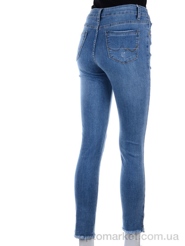 Купить Брюки женские DT621 blue New jeans голубой, фото 2