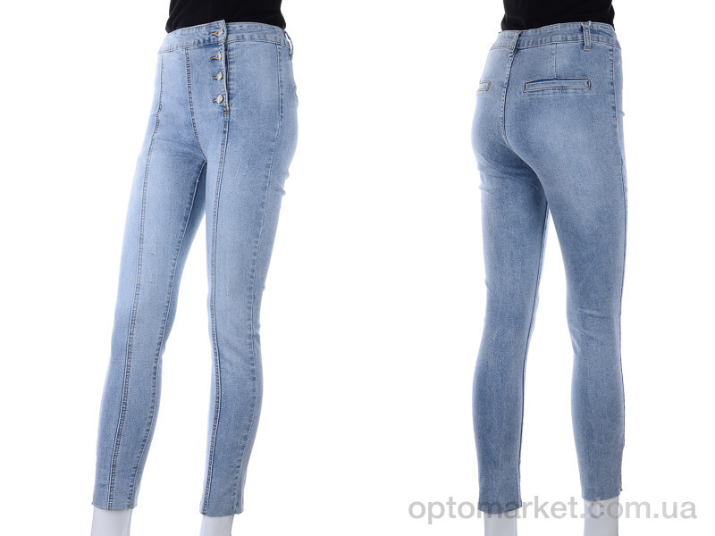 Купить Брюки женские DT622 blue New jeans голубой, фото 3