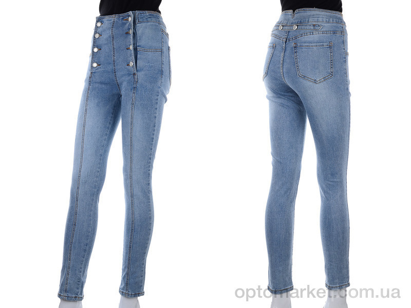Купить Брюки женские DT624 blue New jeans голубой, фото 3