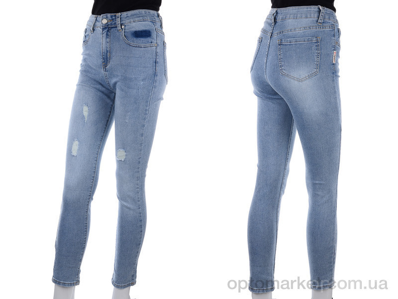 Купить Брюки женские DT627 blue New jeans голубой, фото 3