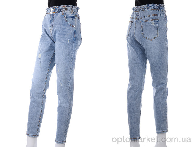 Купить Брюки женские DT642 blue New jeans голубой, фото 3