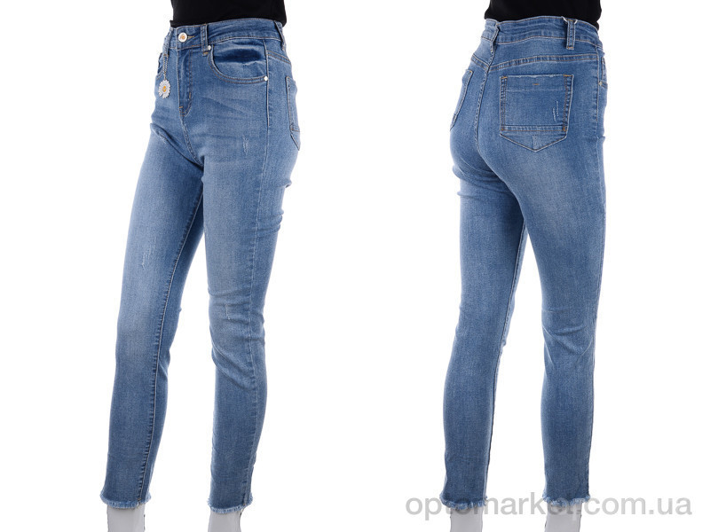 Купить Брюки женские DT646 blue New jeans голубой, фото 3