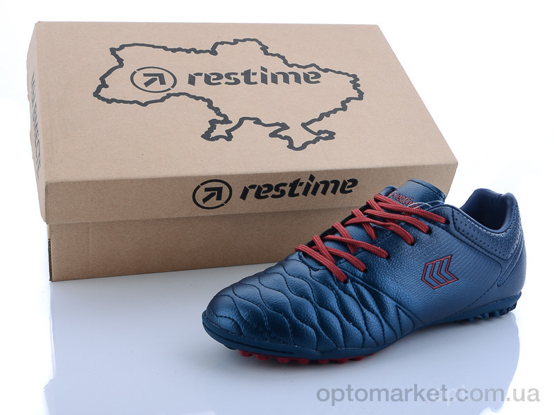 Купить Футбольная обувь детские DWB20810-1 navy-d.red Restime синий, фото 1