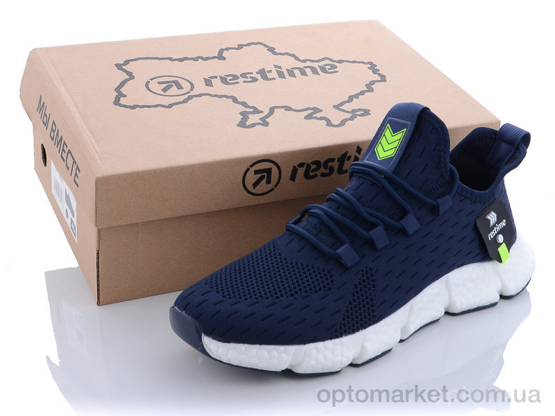 Купить Кроссовки мужчины JML21678 navy-white Restime синий, фото 1