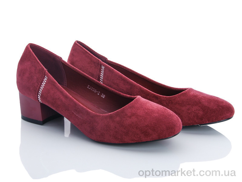 Купить Туфли женские KJ203-2 QQ shoes бордовый, фото 1