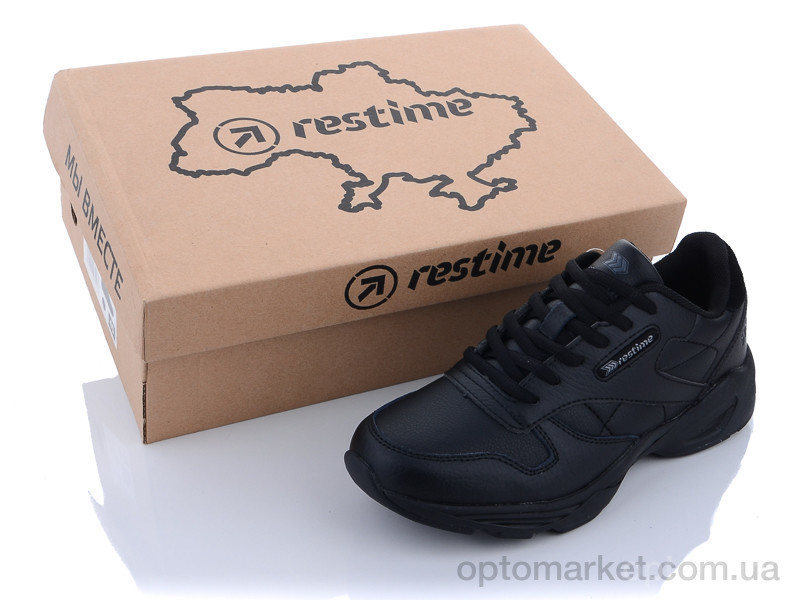Купить Кроссовки женские PWB21004 black Restime черный, фото 1