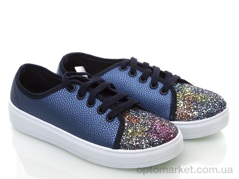 Купить Кеды женские W131308-2 Demur синий, фото 1