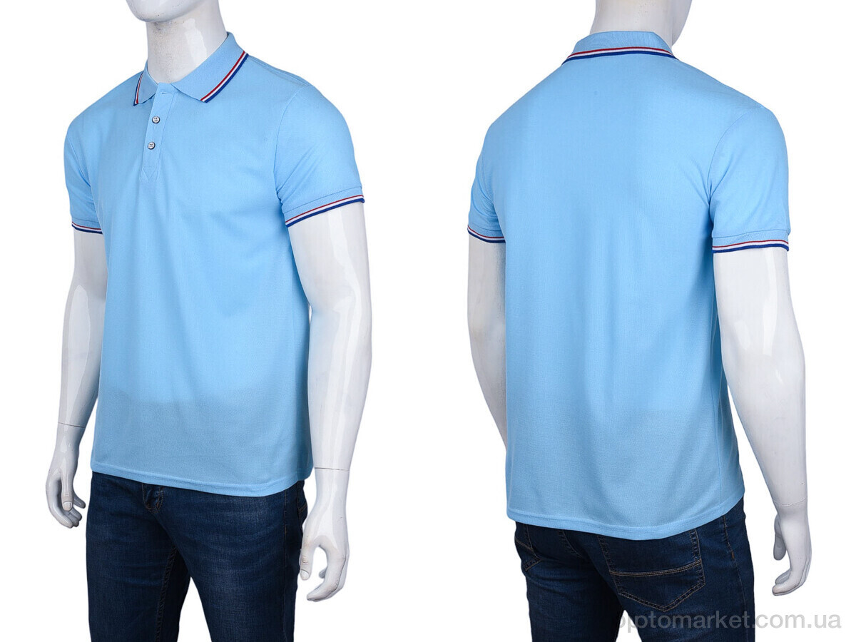 Купить Футболка чоловічі A-21 (01598) l.blue Verton блакитний, фото 3