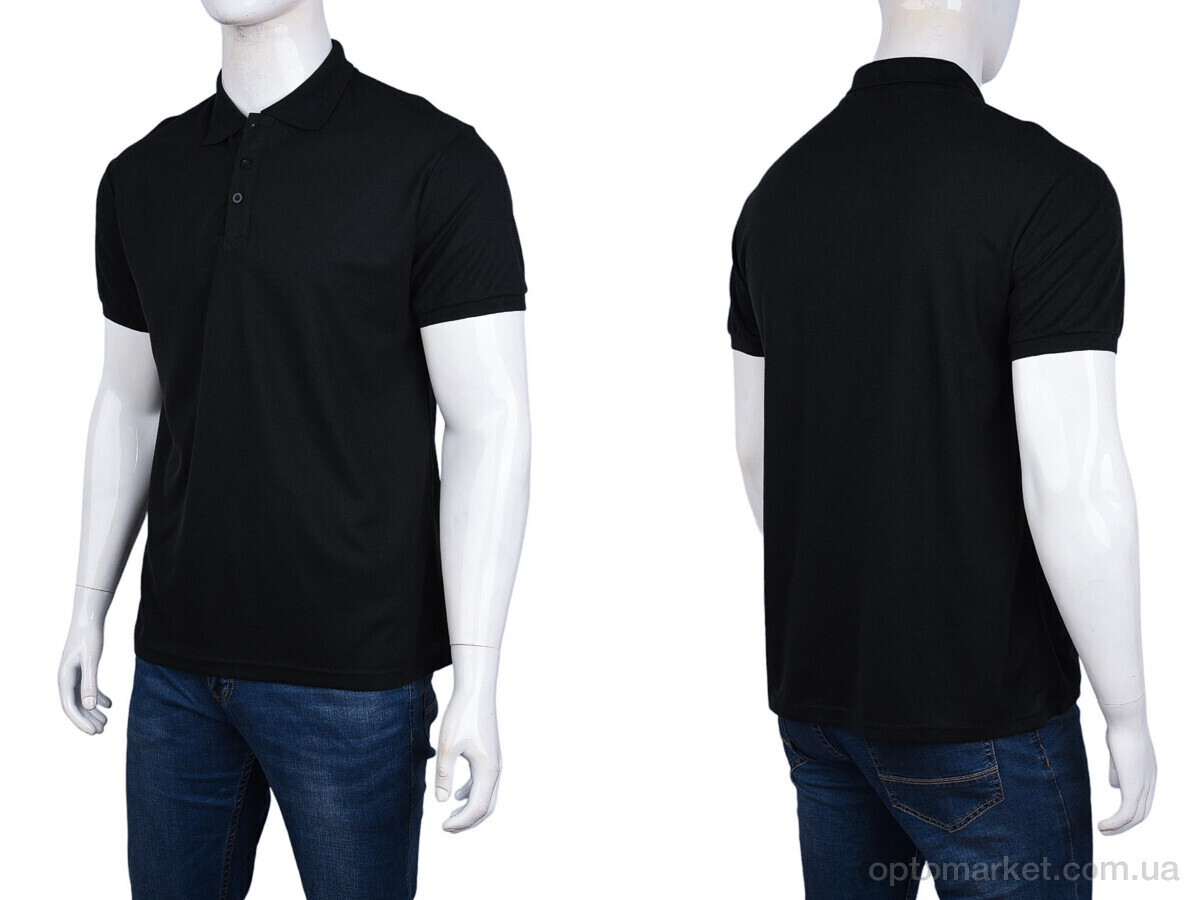 Купить Футболка чоловічі A-61 (01729) black Verton чорний, фото 3