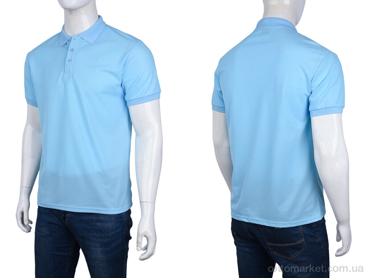 Купить Футболка чоловічі A-64 (01743) l.blue Verton блакитний, фото 3