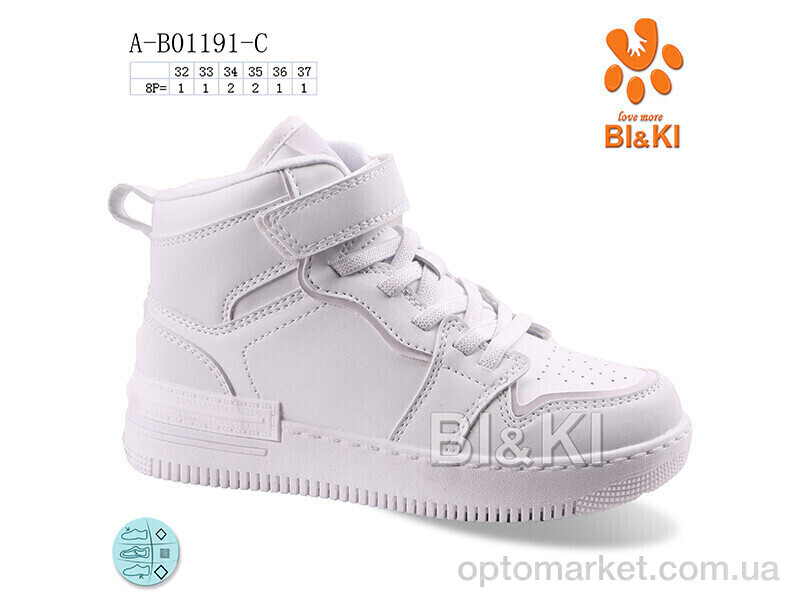 Купить Кросівки дитячі A-B01191-C Bi&Ki білий, фото 1