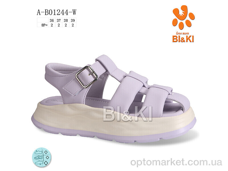 Купить Босоніжки дитячі A-B01244-W Bi&Ki фіолетовий, фото 1