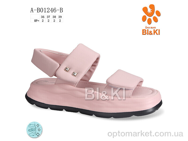 Купить Босоніжки дитячі A-B01246-B Bi&Ki рожевий, фото 1
