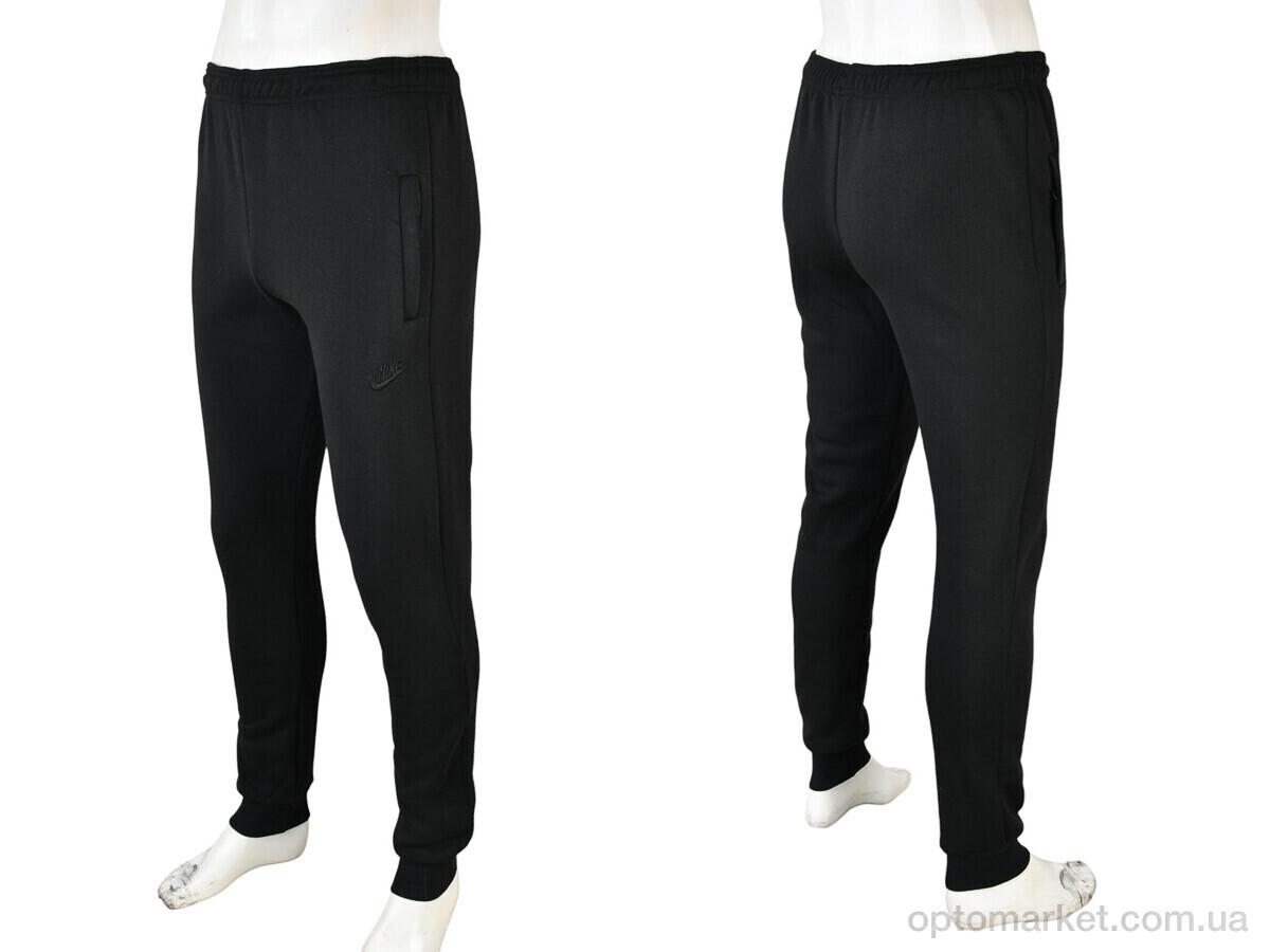 Купить Спортивні штаны чоловічі A001-1 black N.ke чорний, фото 4