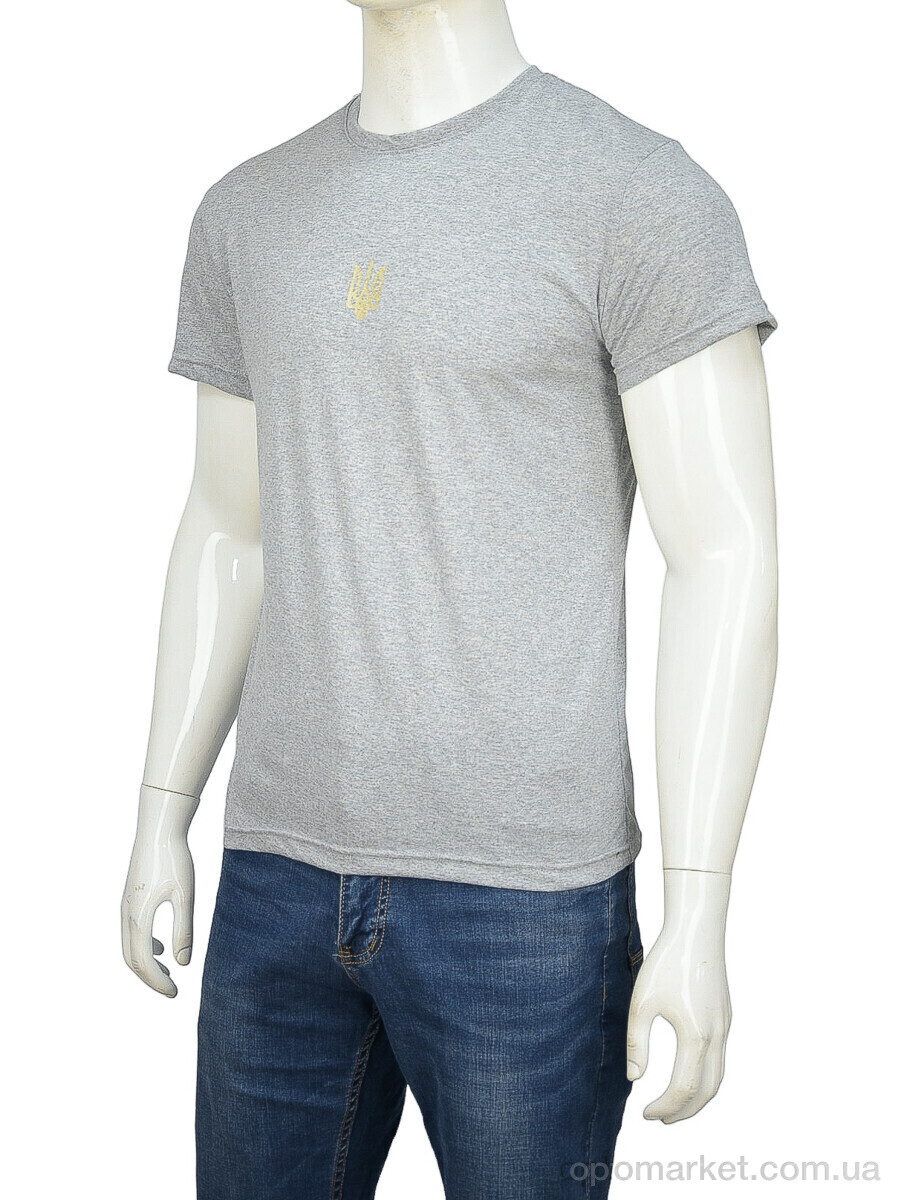 Купить Футболка чоловічі A002-1 grey Banko сірий, фото 1