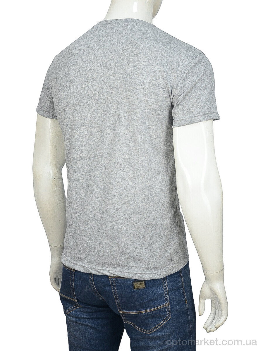 Купить Футболка чоловічі A002-1 grey Banko сірий, фото 2