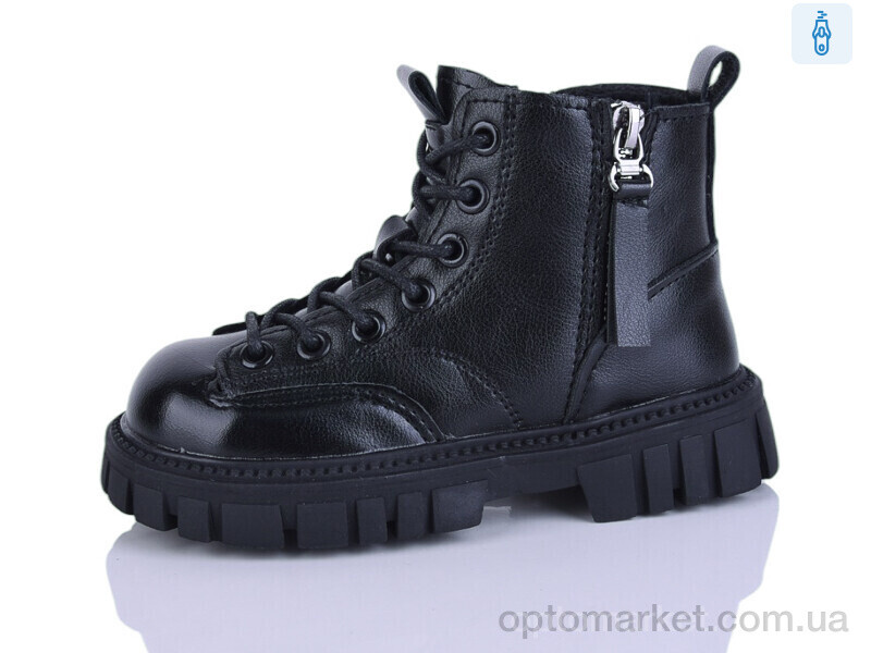 Купить Черевики дитячі A002 black KEWK чорний, фото 1