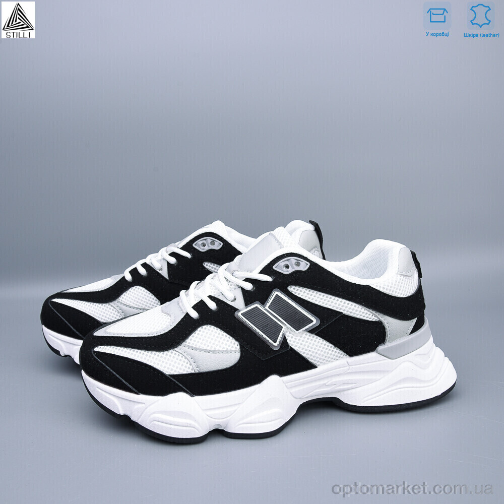 Купить Кросівки жіночі A0025-24 шкіра піна Stilli чорний, фото 2